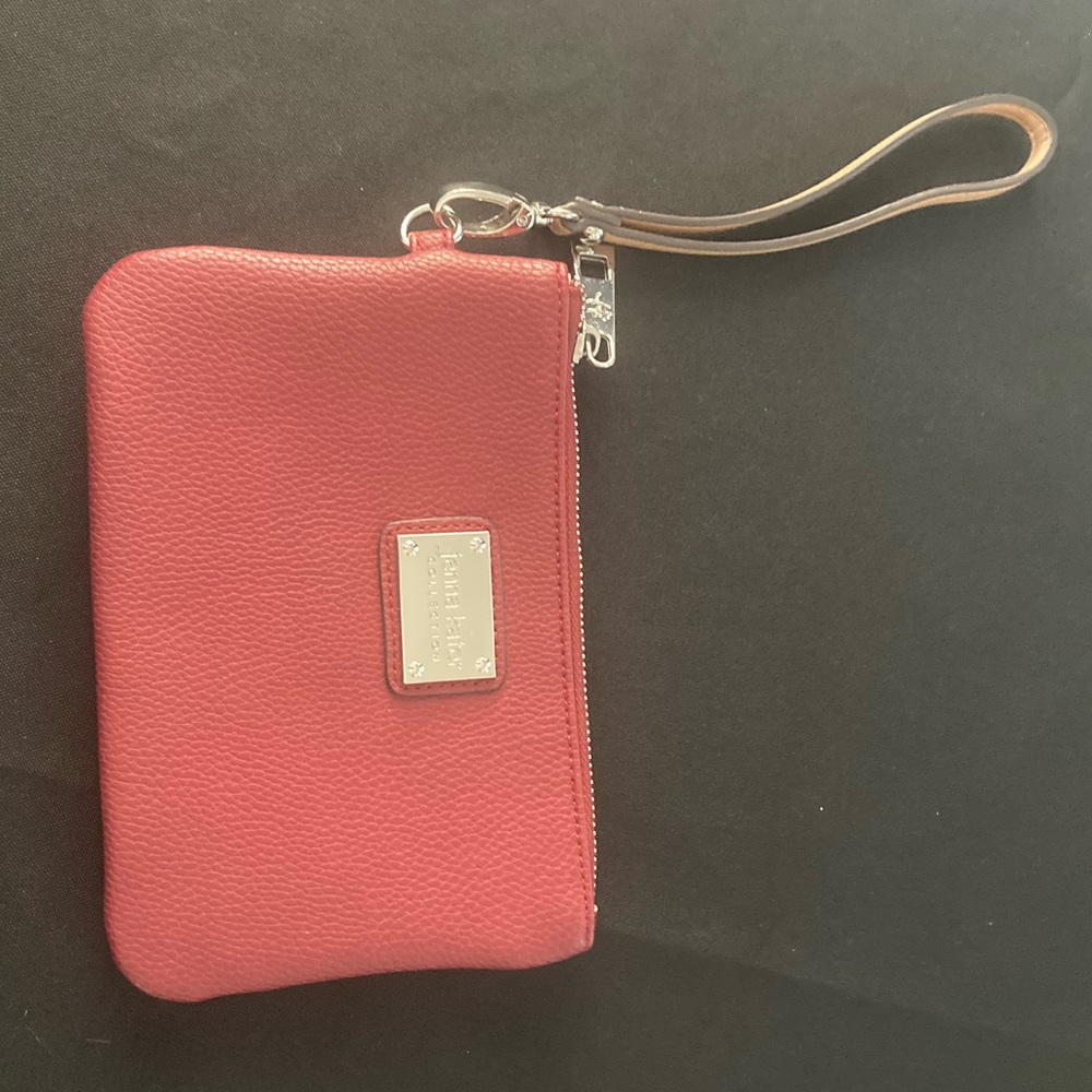 Red Leather Clutch